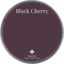 Load image into Gallery viewer, Wise Owl Chalk Paint Lid in colour Black Cherry
