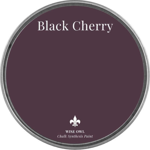 Wise Owl Chalk Paint Lid in colour Black Cherry