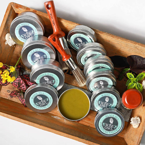 Tray of Wise Owl Furniture Salve