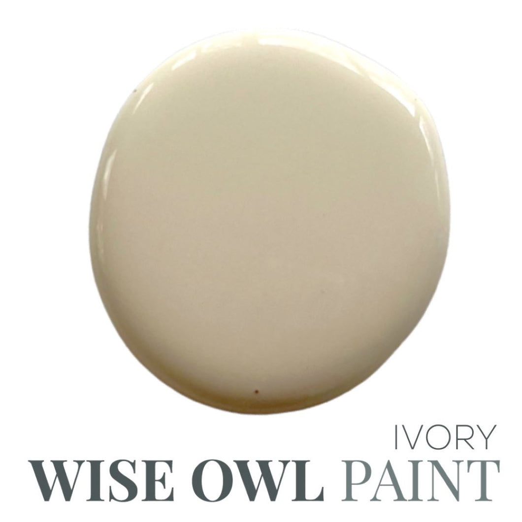 Wise Owl Chalk Paint Blob in colour Ivory