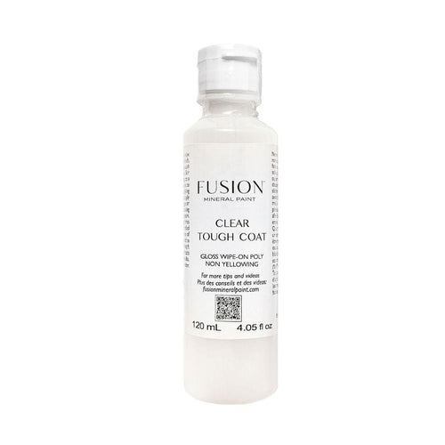 Fusion Mineral Paint Gloss / 120 ml Clear Tough Coat Wipe-On Poly (Gloss or Matt)