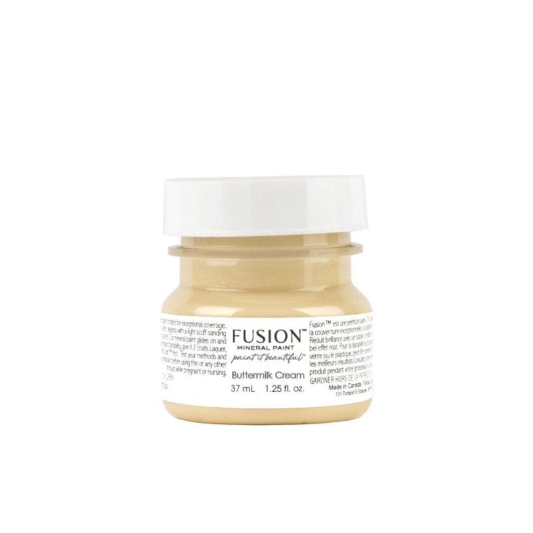 Fusion Mineral Paint Buttermilk Cream test pot